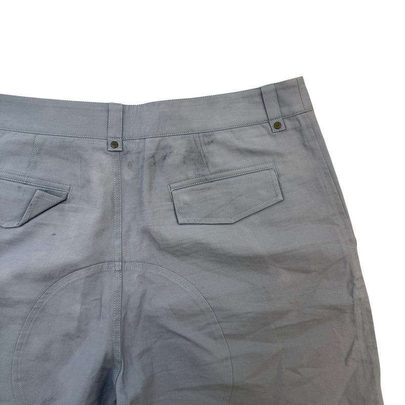 Men's Buckle Cargo Shorts Blue Size L / W34