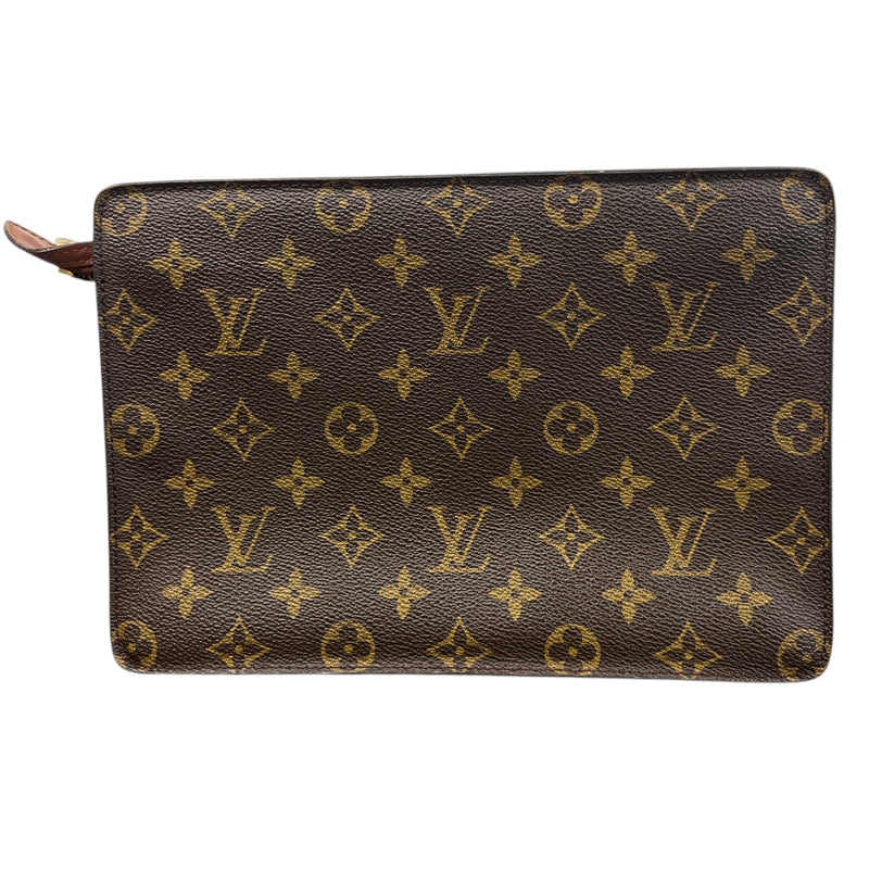 Women's Monogram Pochette Homme Clutch Brown