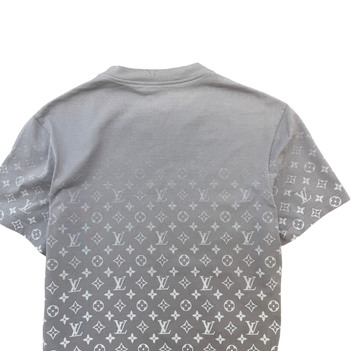 Men's Monogram Gradient T-Shirt Grey Size XS - Photo 4