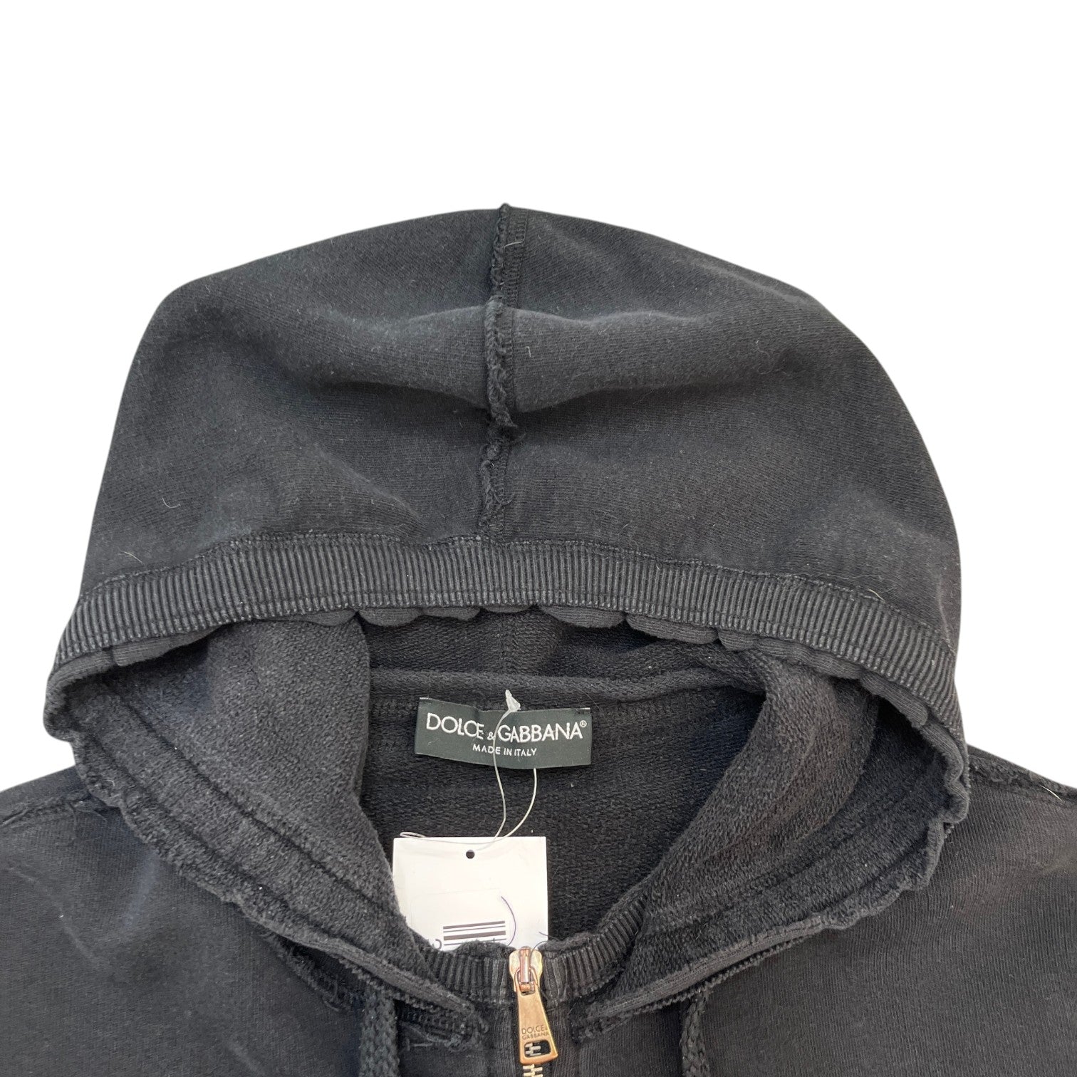Men's Plaque Logo Hoodie Black Size IT 48 / UK M - Photo 5