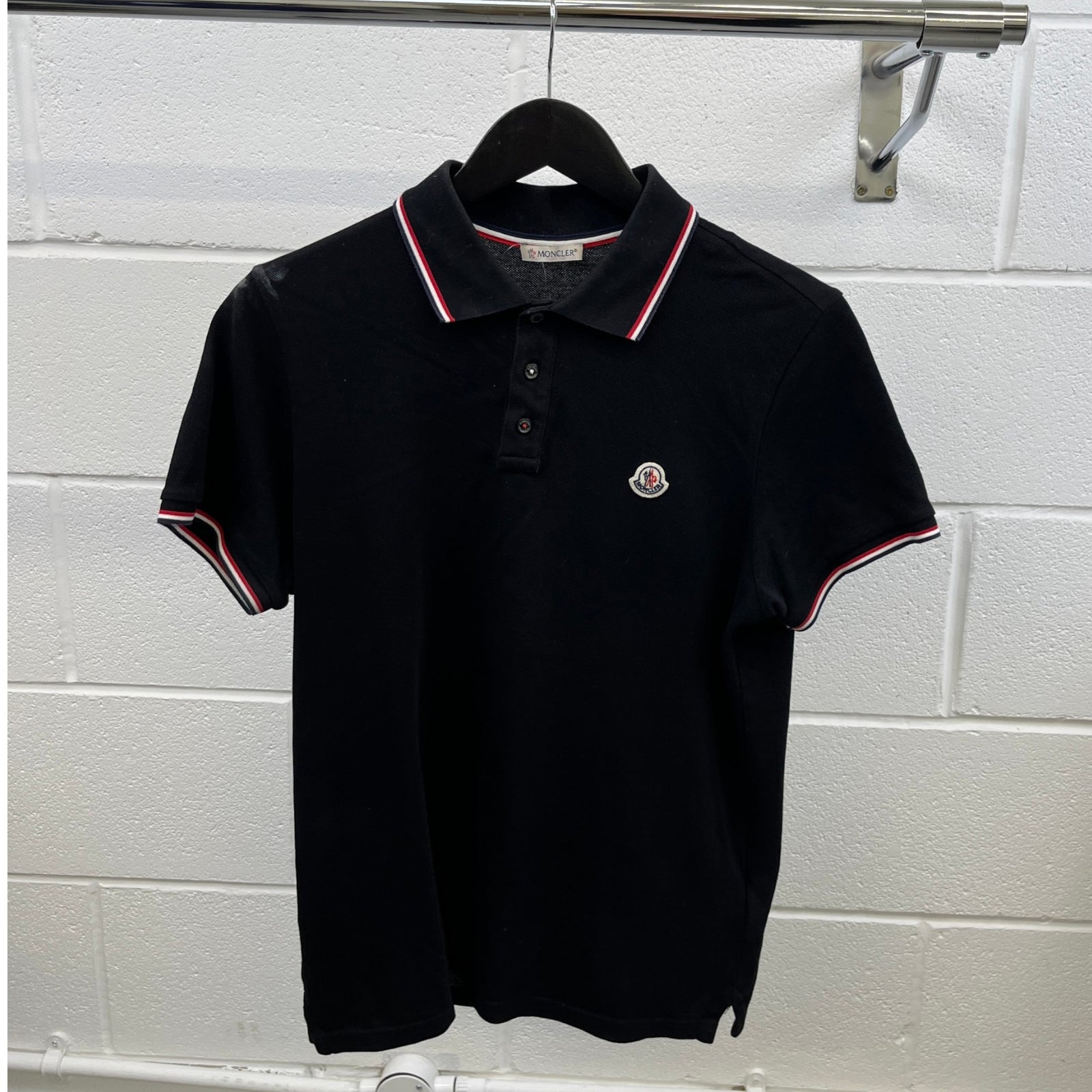 Men's Maglia Polo Shirt Black Size M - Photo 9