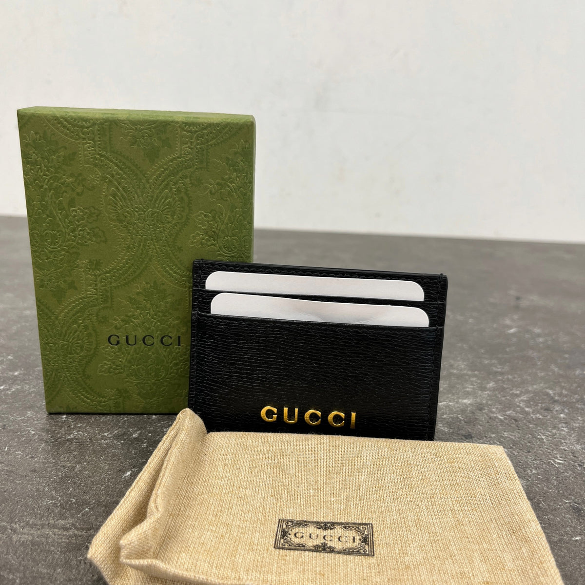 Men's Logo Card Holder Black - Photo 9