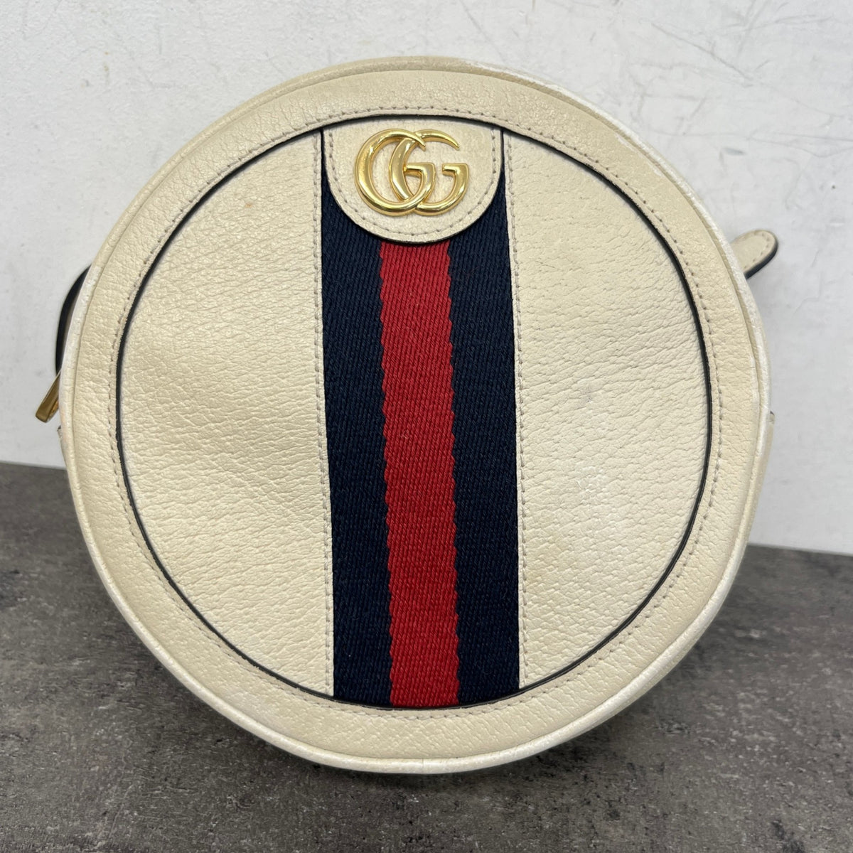 Women's Ophidia Round Mini Backpack Cream - Photo 12