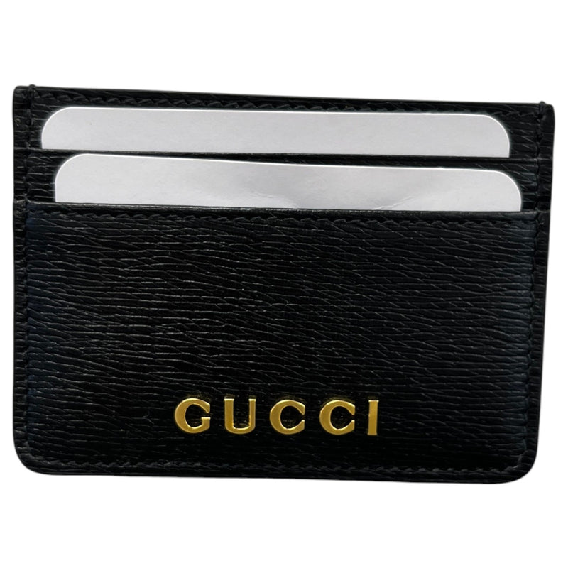 Men's Logo Card Holder Black