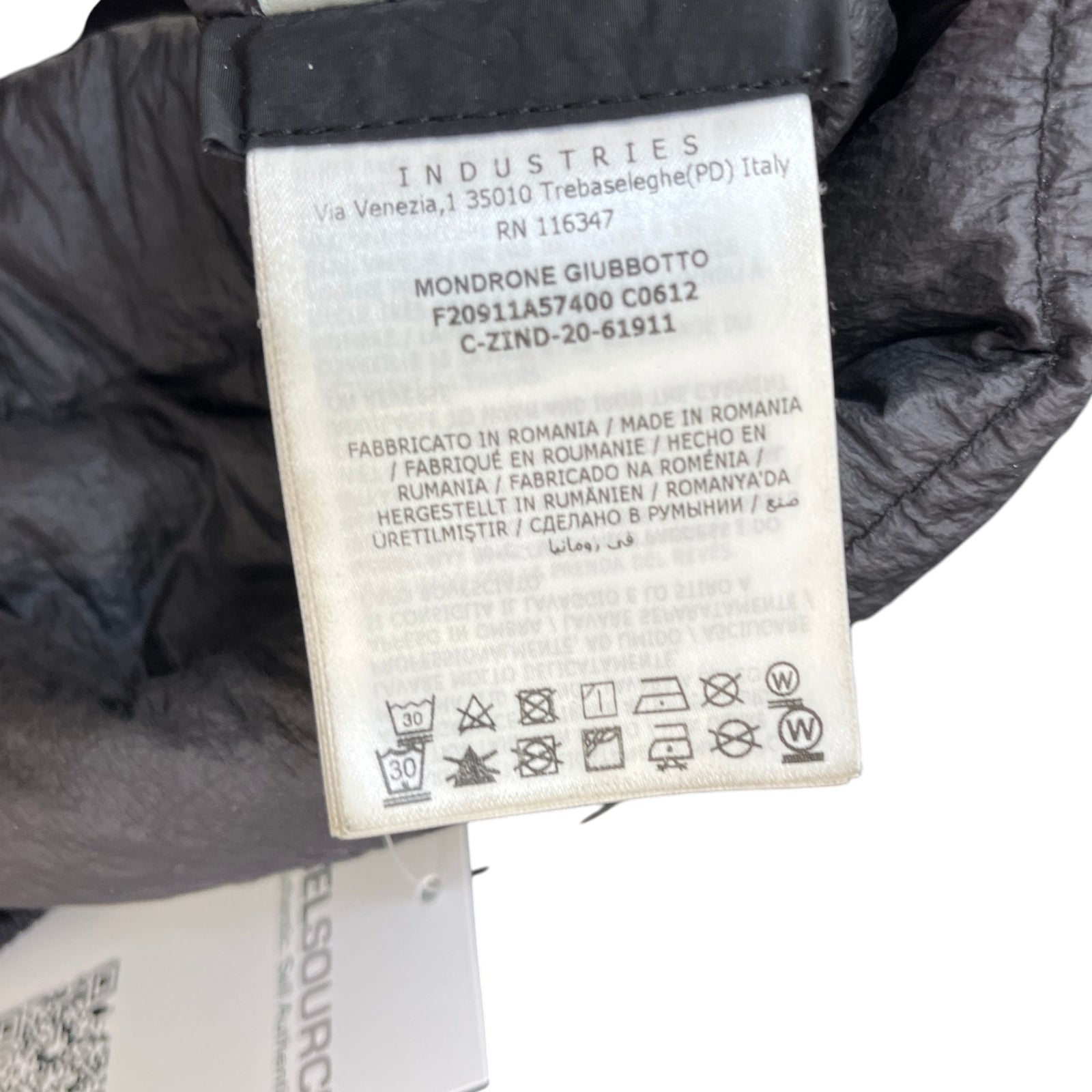 Men's Mondrone Down Jacket Black Size 2 / M - Photo 7