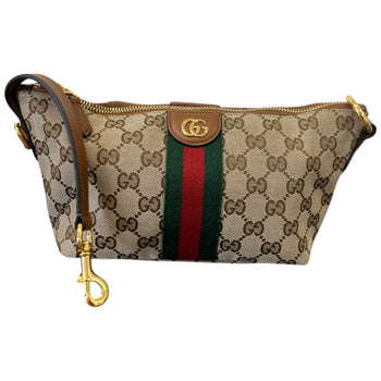 Women's Ophidia Mini Leather Bag Beige