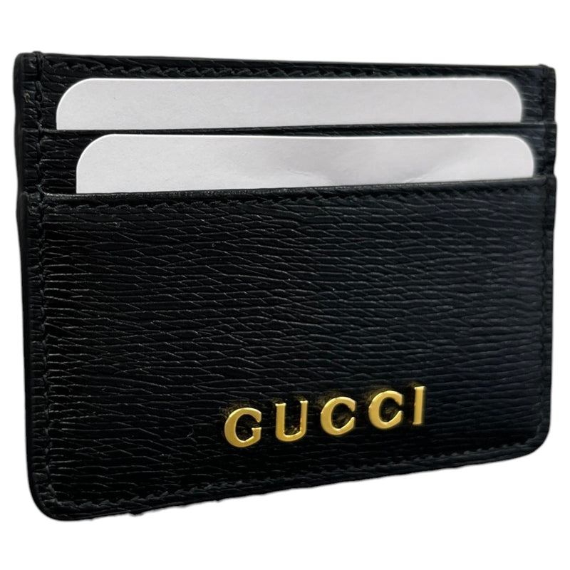 Men's Logo Card Holder Black