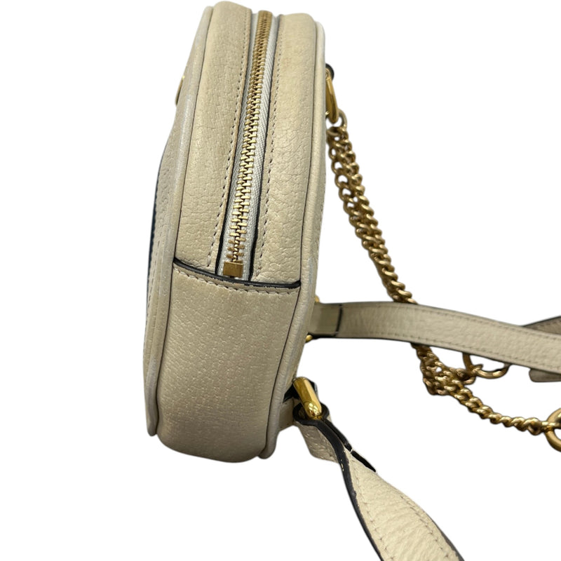 Women's Ophidia Round Mini Backpack Cream