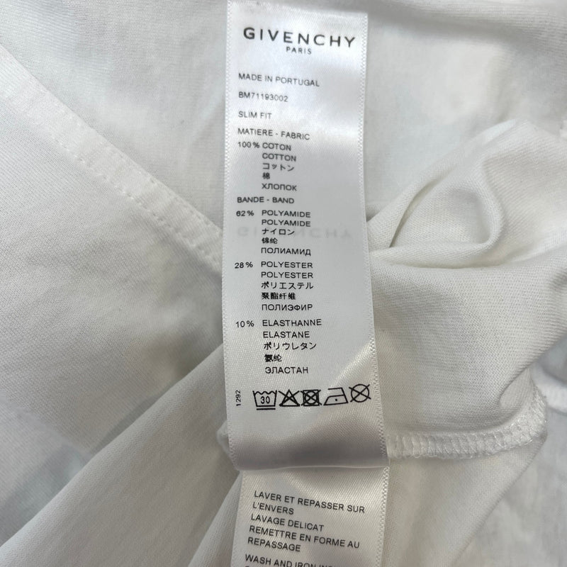 Men's Tape Logo T-Shirt White Size M