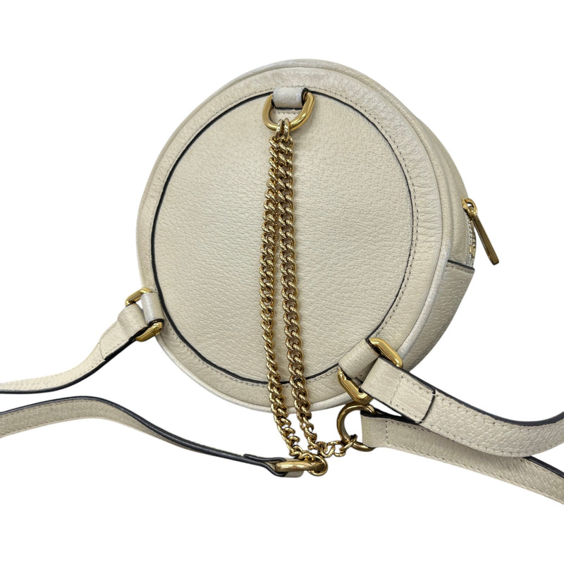 Women's Ophidia Round Mini Backpack Cream