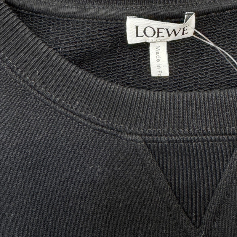 Men's Embroidered Logo Sweatshirt Black Size M
