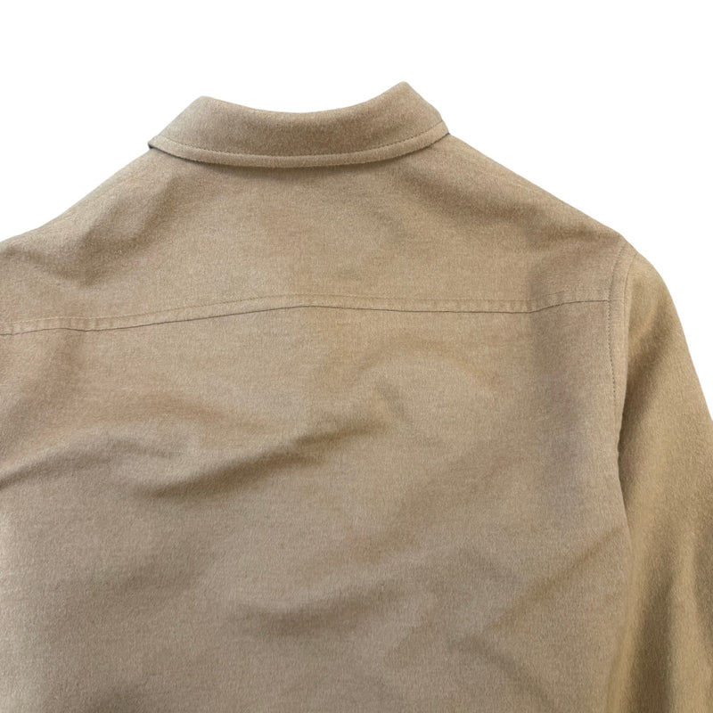 Men's Interior Monogram Overshirt Jacket Beige Size XL
