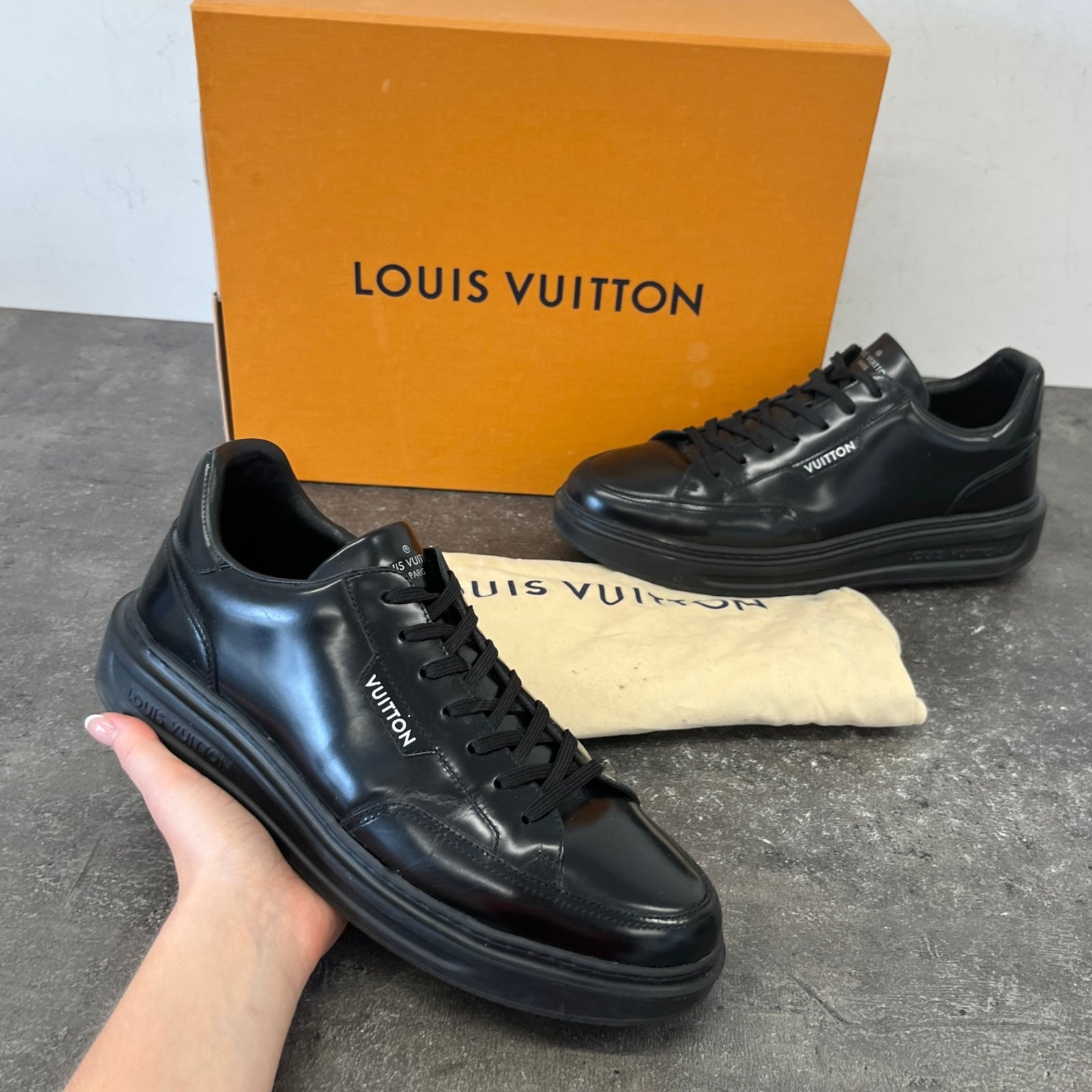 Men's Beverly Hills Low Trainers Black Size EU 41 / UK 7 - Photo 12