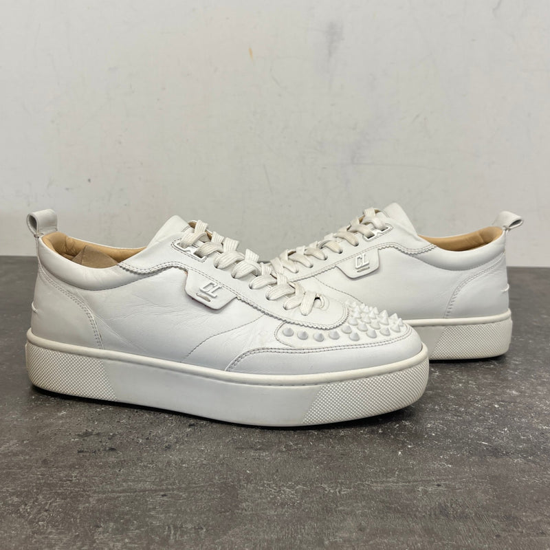 Men's Happyrui Spikes Low Trainers White Size UK 7 / EU 41