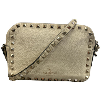 Women's Rockstud Crossbody Bag Cream