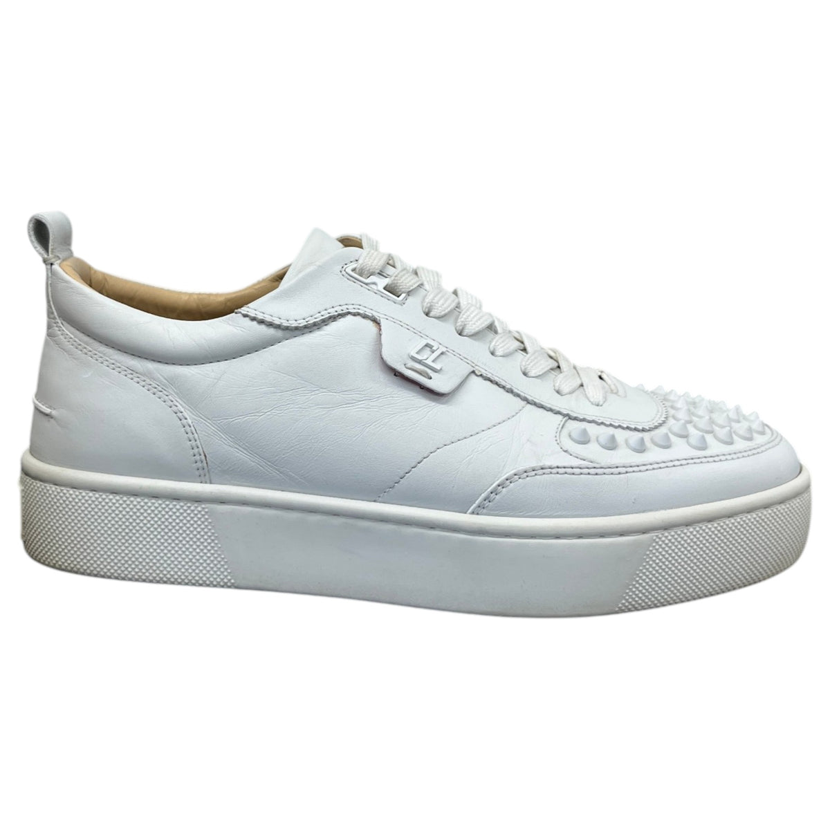 Men's Happyrui Spikes Low Trainers White Size UK 7 / EU 41 - Photo 1