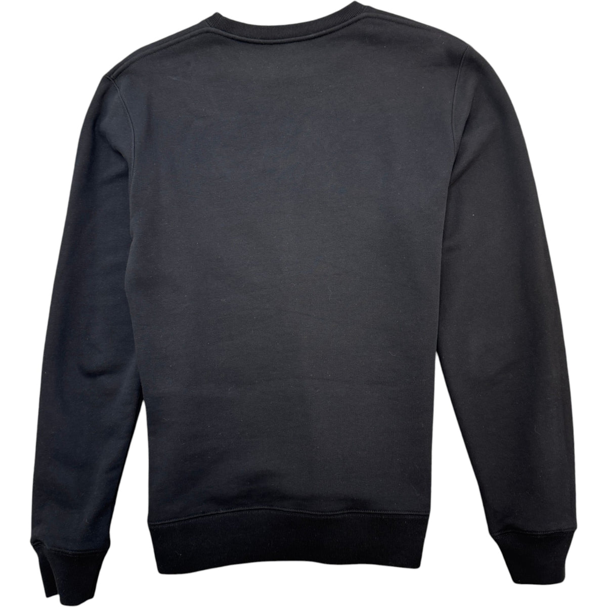 Men's Embroidered Logo Sweatshirt Black Size M - Photo 2
