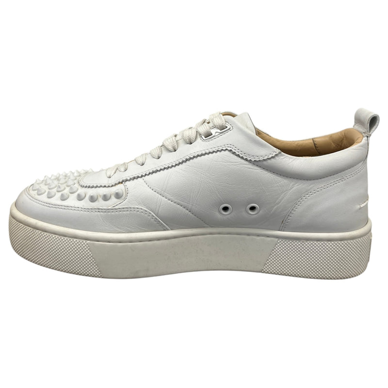 Men's Happyrui Spikes Low Trainers White Size UK 7 / EU 41