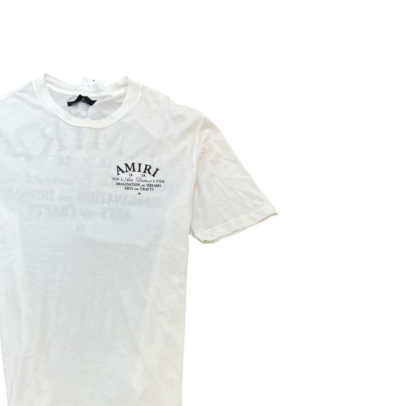 Men's Arts District Logo T-Shirt White Size M