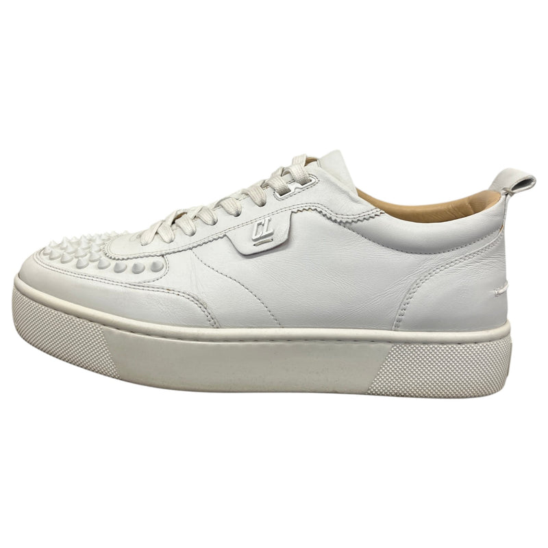 Men's Happyrui Spikes Low Trainers White Size UK 7 / EU 41