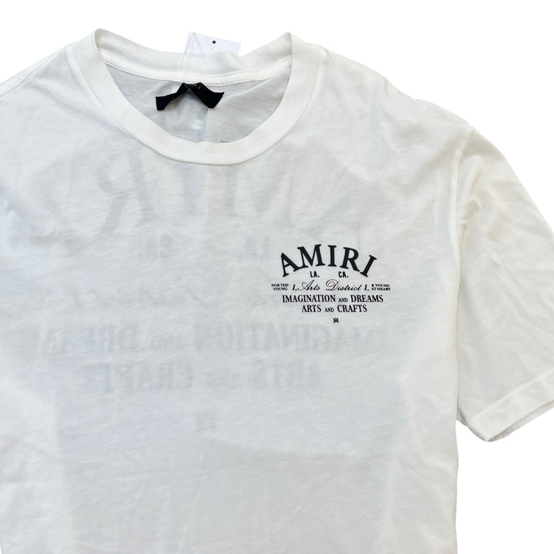 Men's Arts District Logo T-Shirt White Size M
