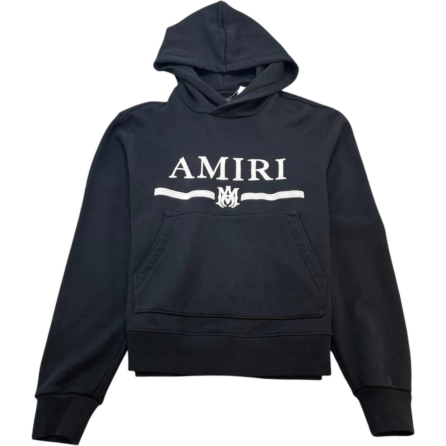Men's Embroidered Logo Hoodie Black Size M - Photo 1