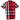 Men's Checkered Shirt Red Size M
