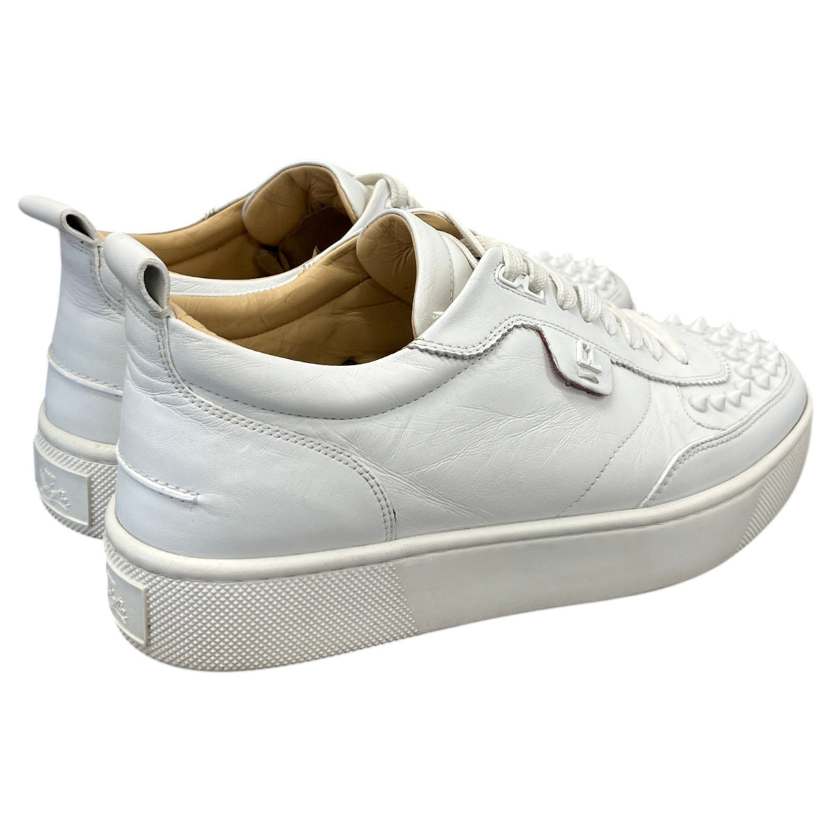Men's Happyrui Spikes Low Trainers White Size UK 7 / EU 41 - Photo 8