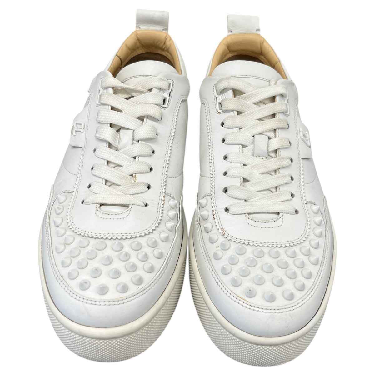 Men's Happyrui Spikes Low Trainers White Size UK 7 / EU 41 - Photo 6
