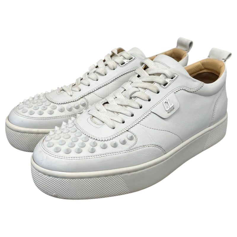 Men's Happyrui Spikes Low Trainers White Size UK 7 / EU 41