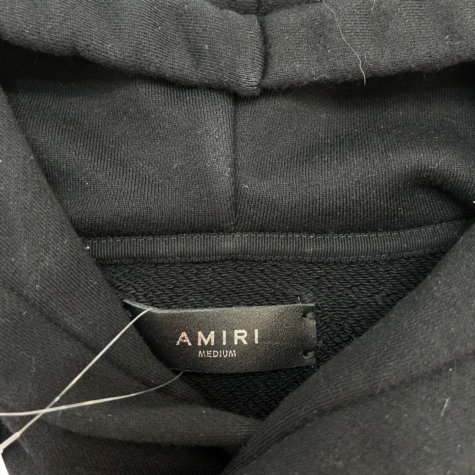 Men's Embroidered Logo Hoodie Black Size M - Photo 5