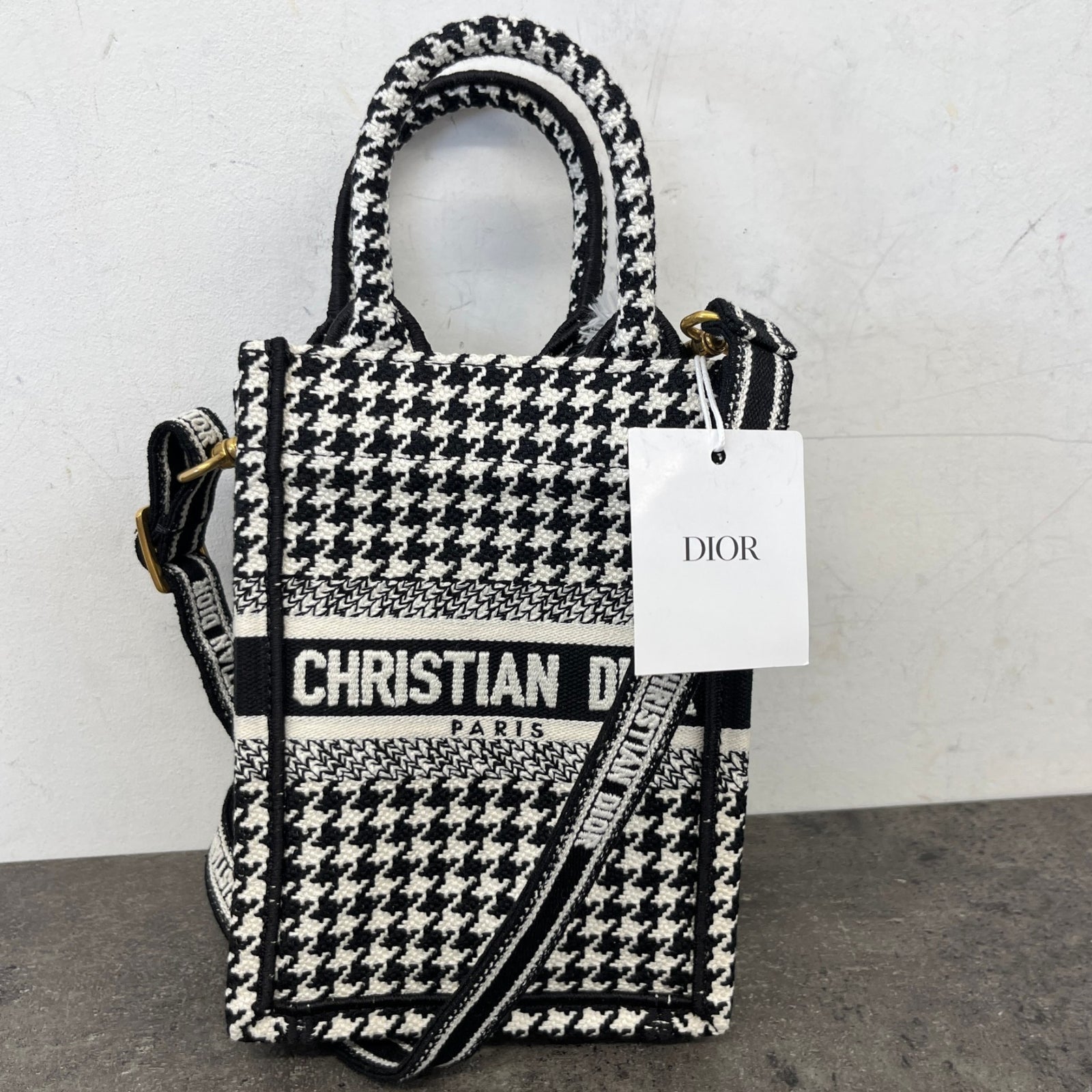 Women's Mini Vertical Book Tote Bag Black - Photo 15