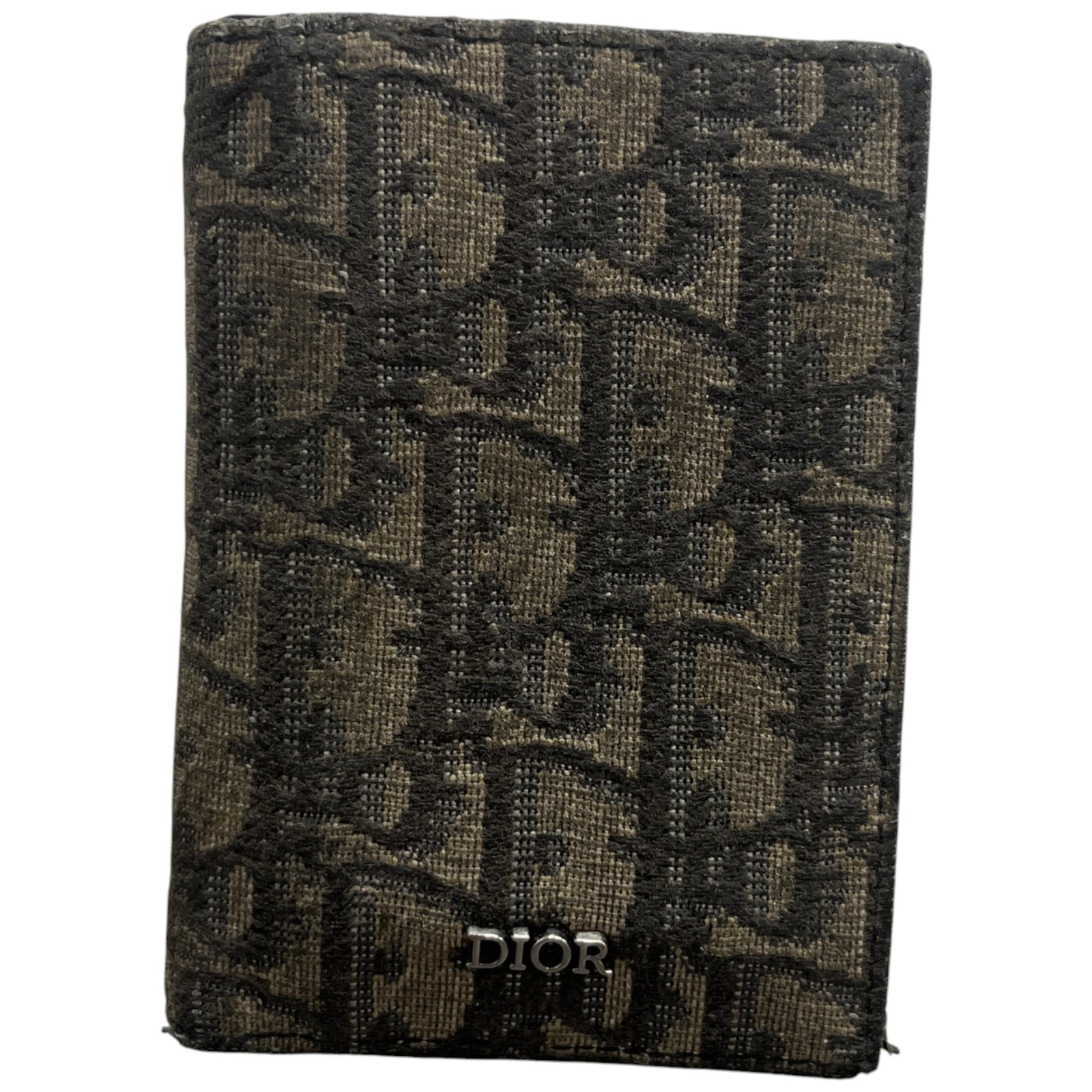 Men's Oblique Card Holder Beige - Photo 1
