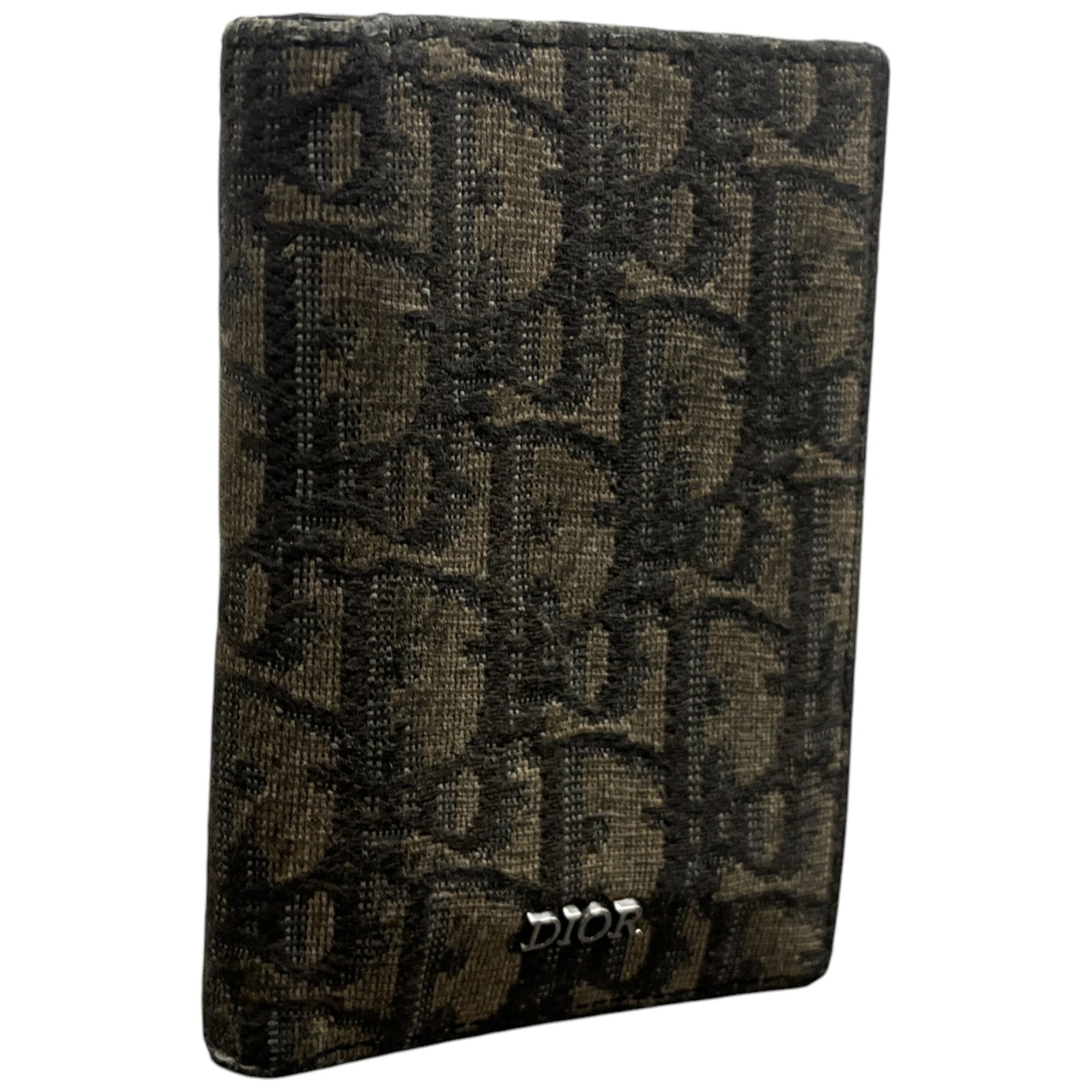 Men's Oblique Card Holder Beige - Photo 3