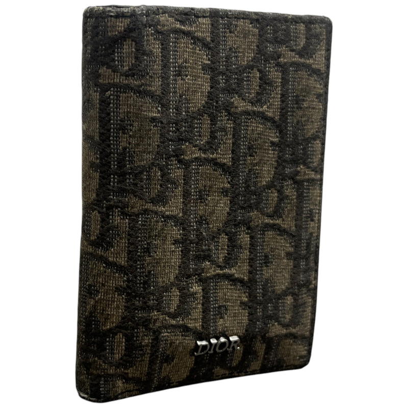 Men's Oblique Card Holder Beige