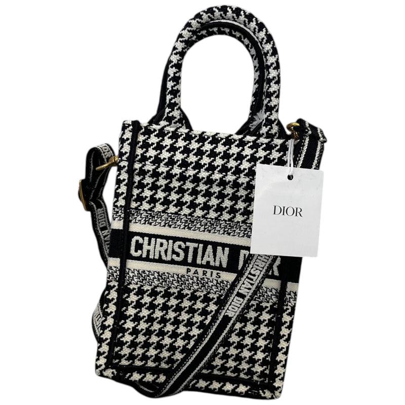 Women's Mini Vertical Book Tote Bag Black