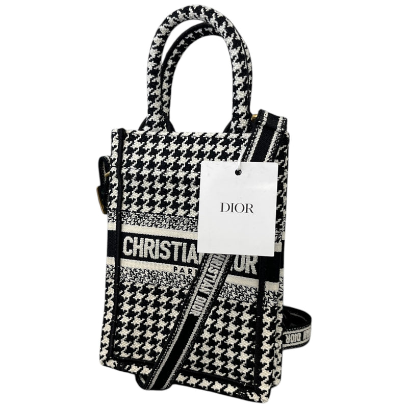 Women's Mini Vertical Book Tote Bag Black