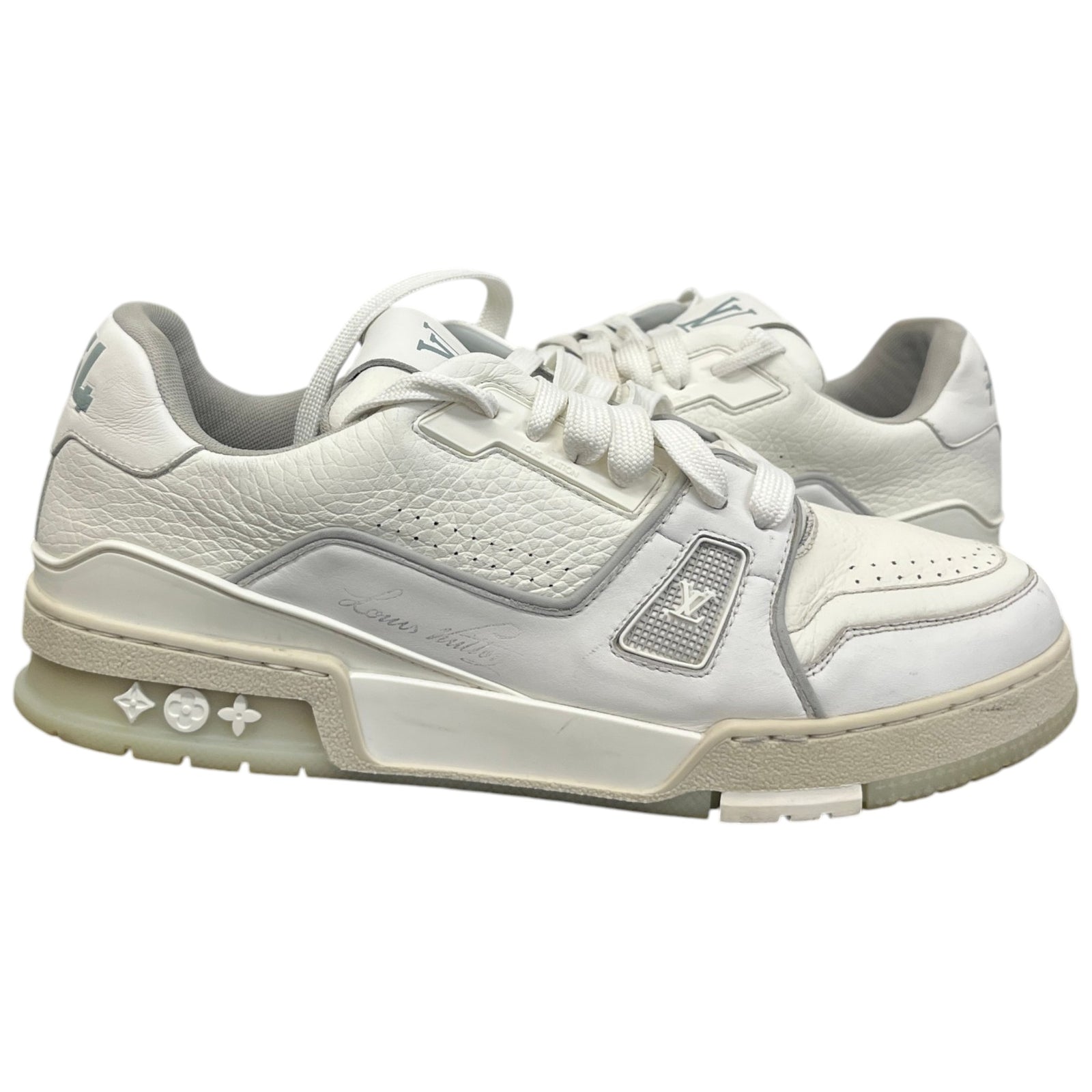 Men's Lv Low Trainers White Size EU 41.5 / UK 7.5 - Photo 3