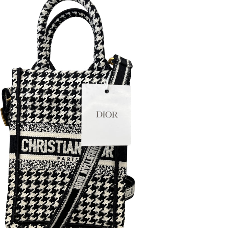 Women's Mini Vertical Book Tote Bag Black