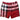 Men's Checkered Swim Shorts Red Size M