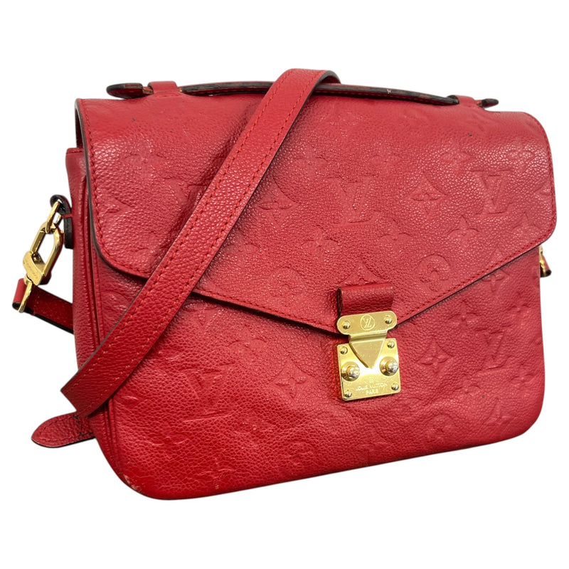 Women's Empreinte Leather Pochette Métis Handbag Red