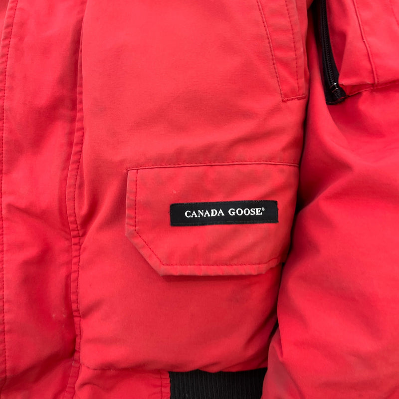 Men's Chilliwack Bomber Down Jacket Red Size M