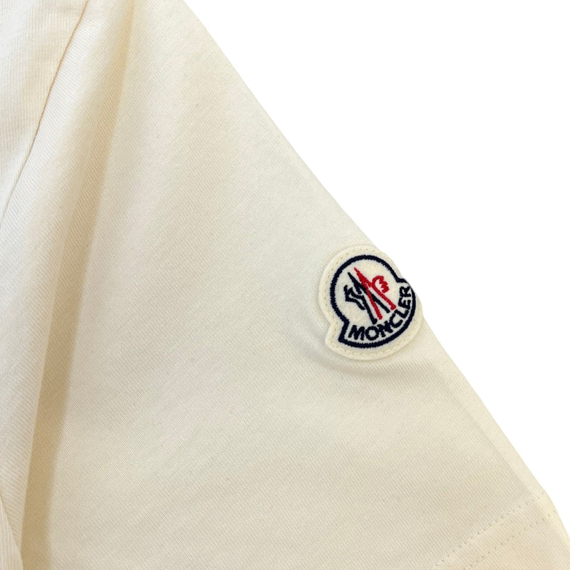Men's Logo Print T-Shirt Cream Size L