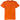 Men's Debossed Anagram T-Shirt Orange Size S