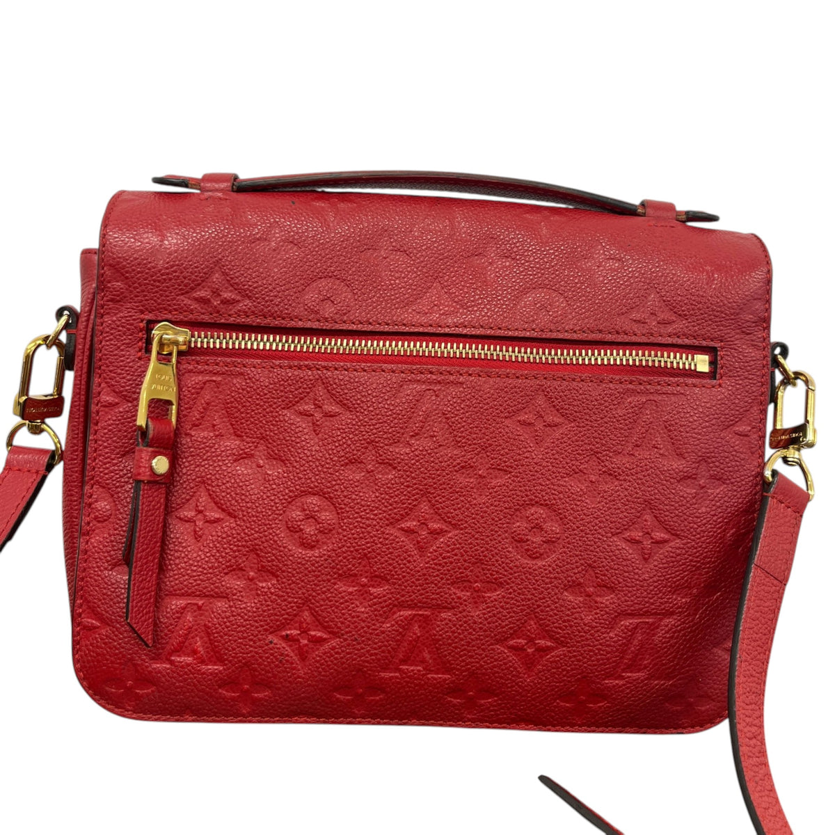 Women's Empreinte Leather Pochette Métis Handbag Red - Photo 3
