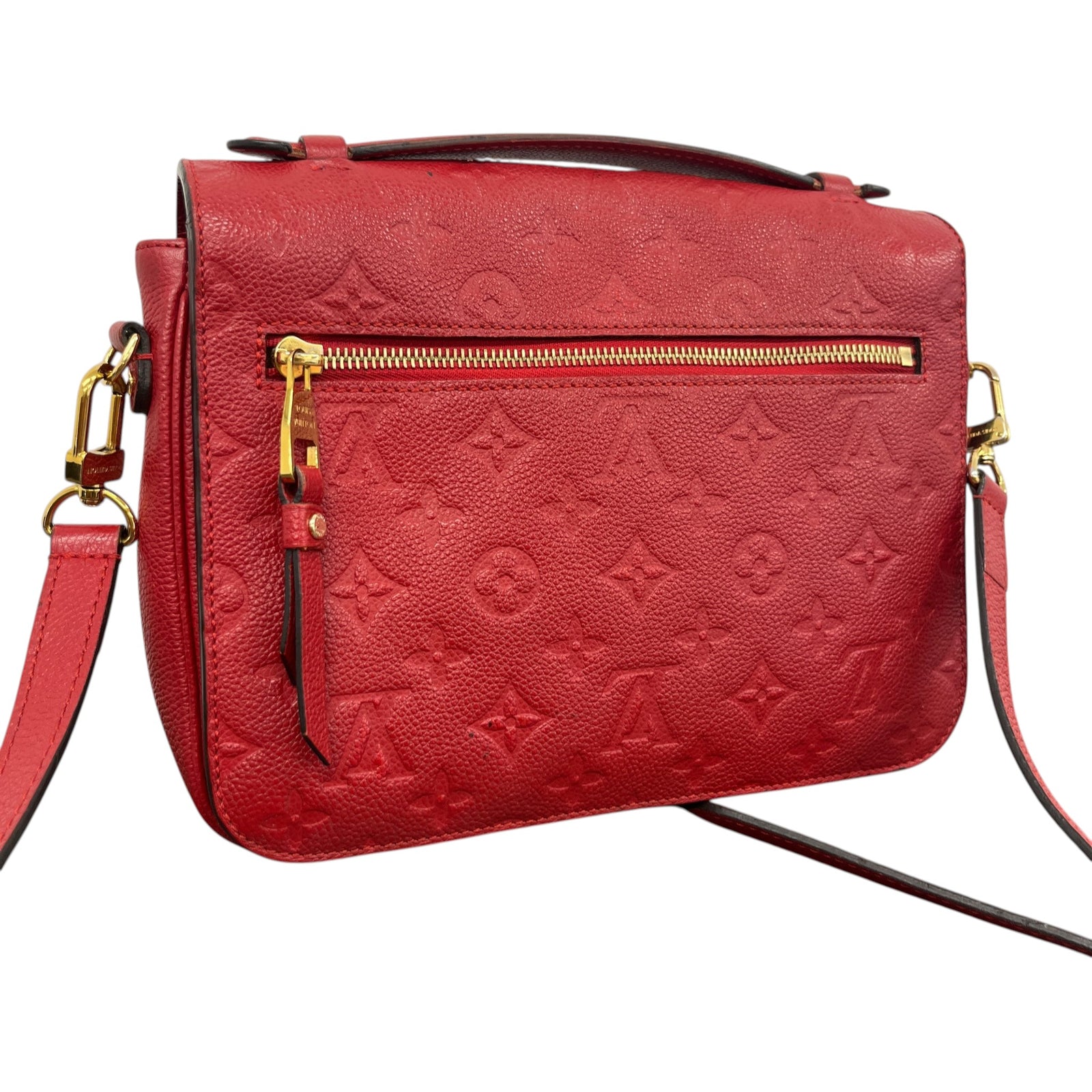 Women's Empreinte Leather Pochette Métis Handbag Red - Photo 8