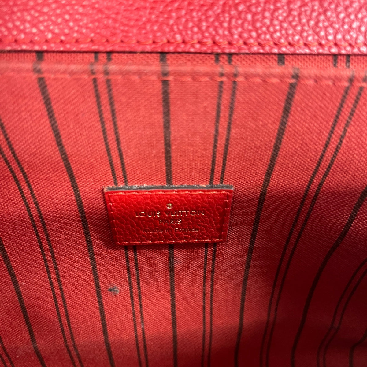 Women's Empreinte Leather Pochette Métis Handbag Red - Photo 11