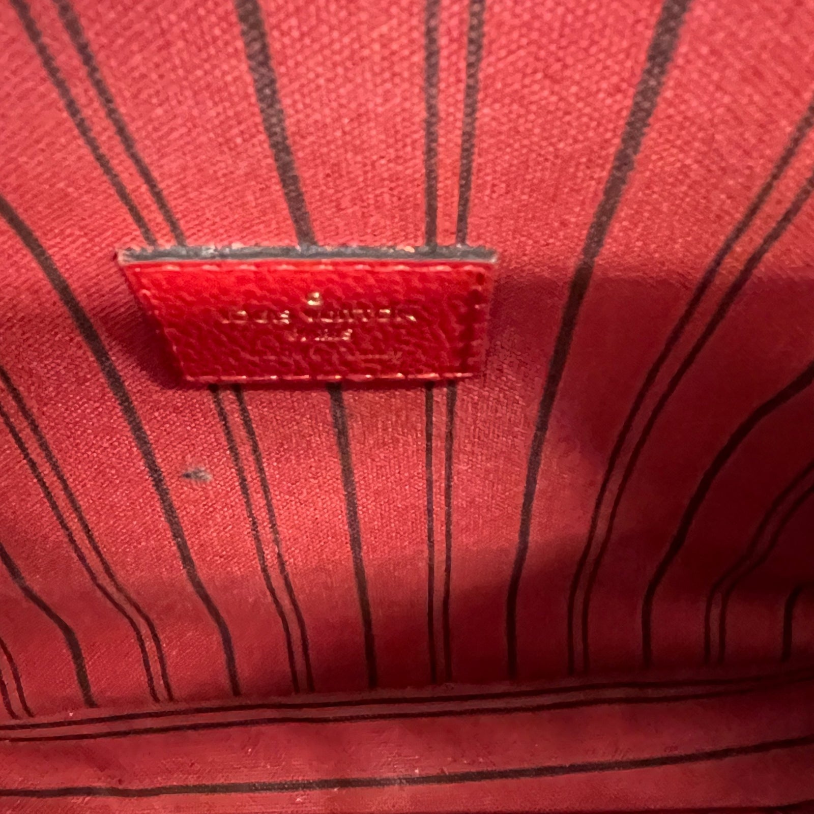 Women's Empreinte Leather Pochette Métis Handbag Red - Photo 12