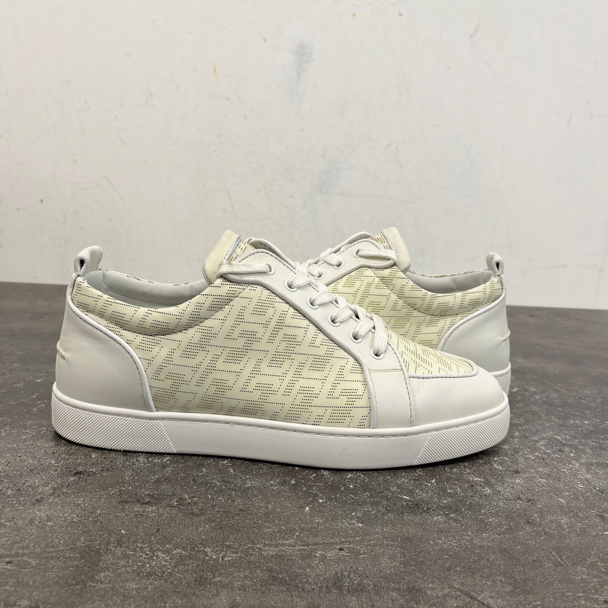 Men's Adolon Junior Low Trainers White Size UK 10 / EU 44 - Photo 12