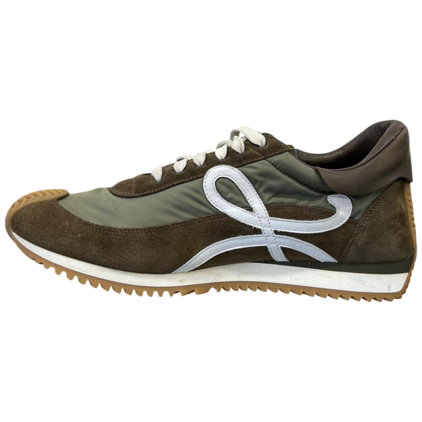 Men's Flow Runner Low Trainers Khaki Size UK 11 / EU 45 - Photo 2